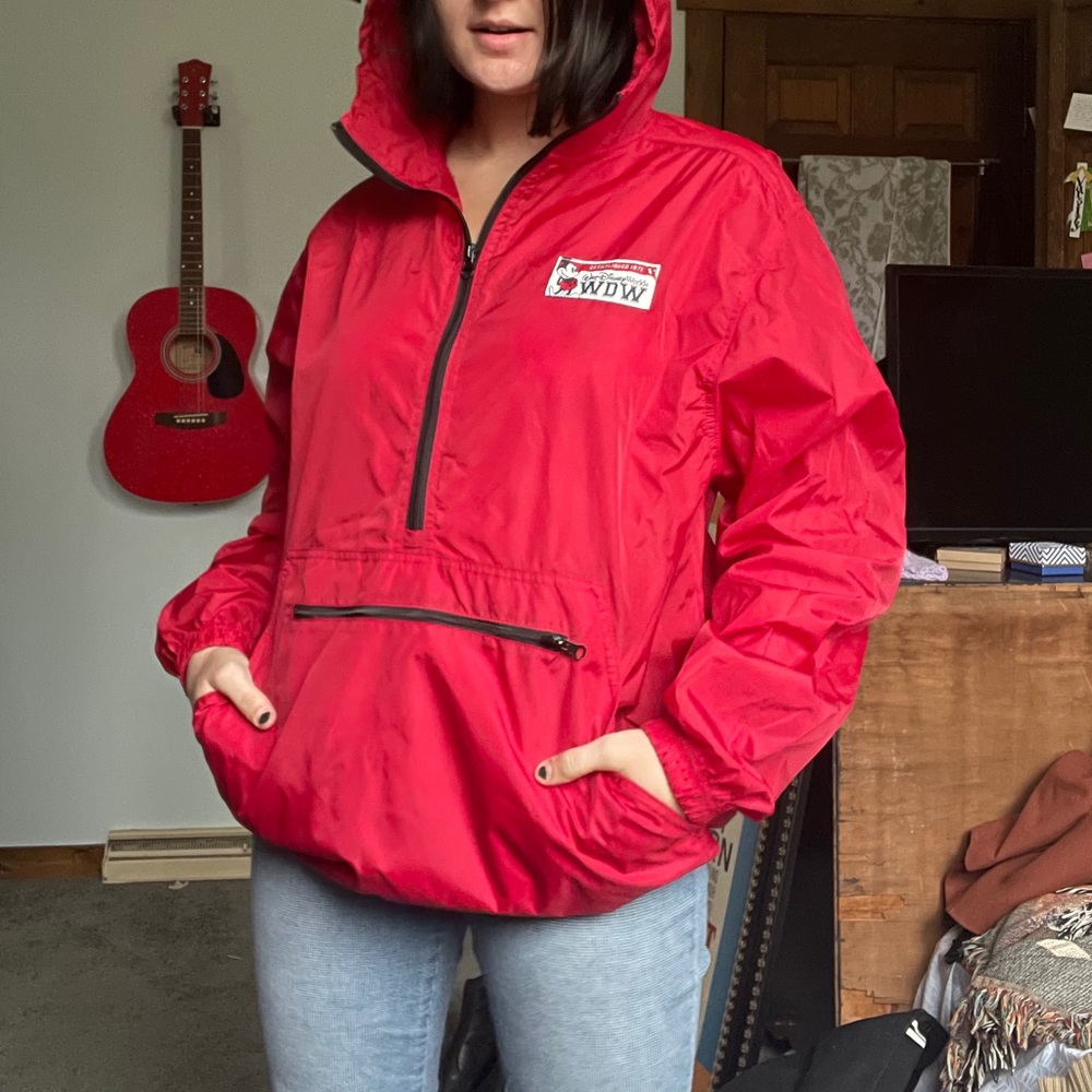 red Disney Windbreaker